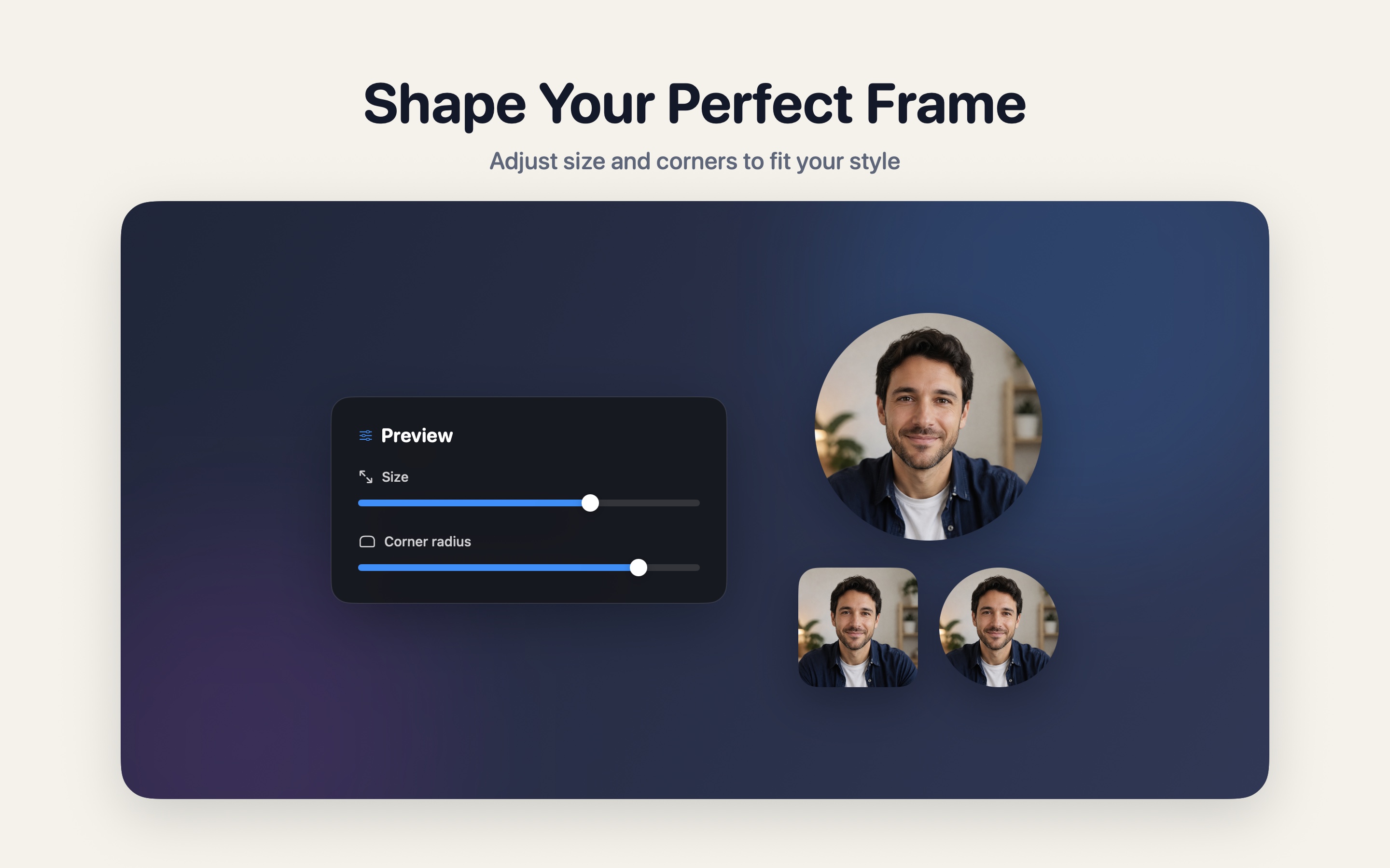 FloatCam floating camera preview promotional screenshot